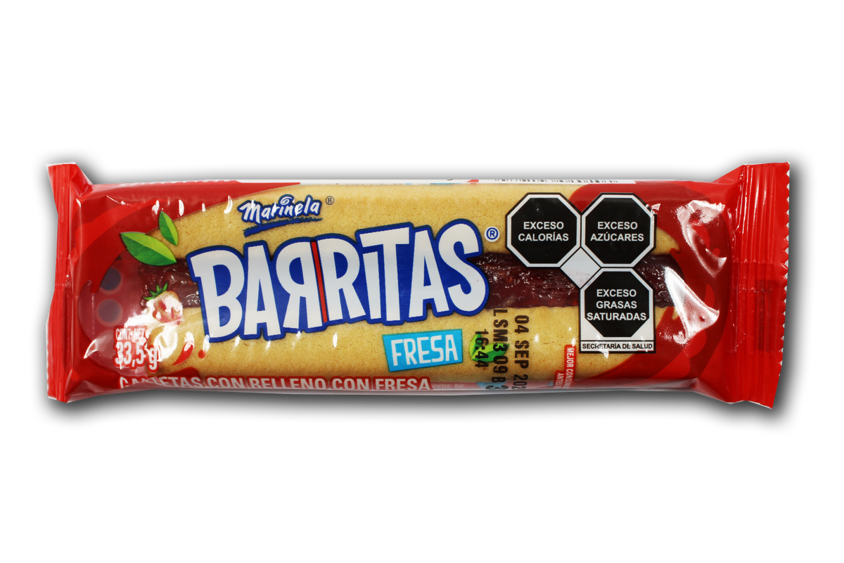 Barritas de Fresa Marinela