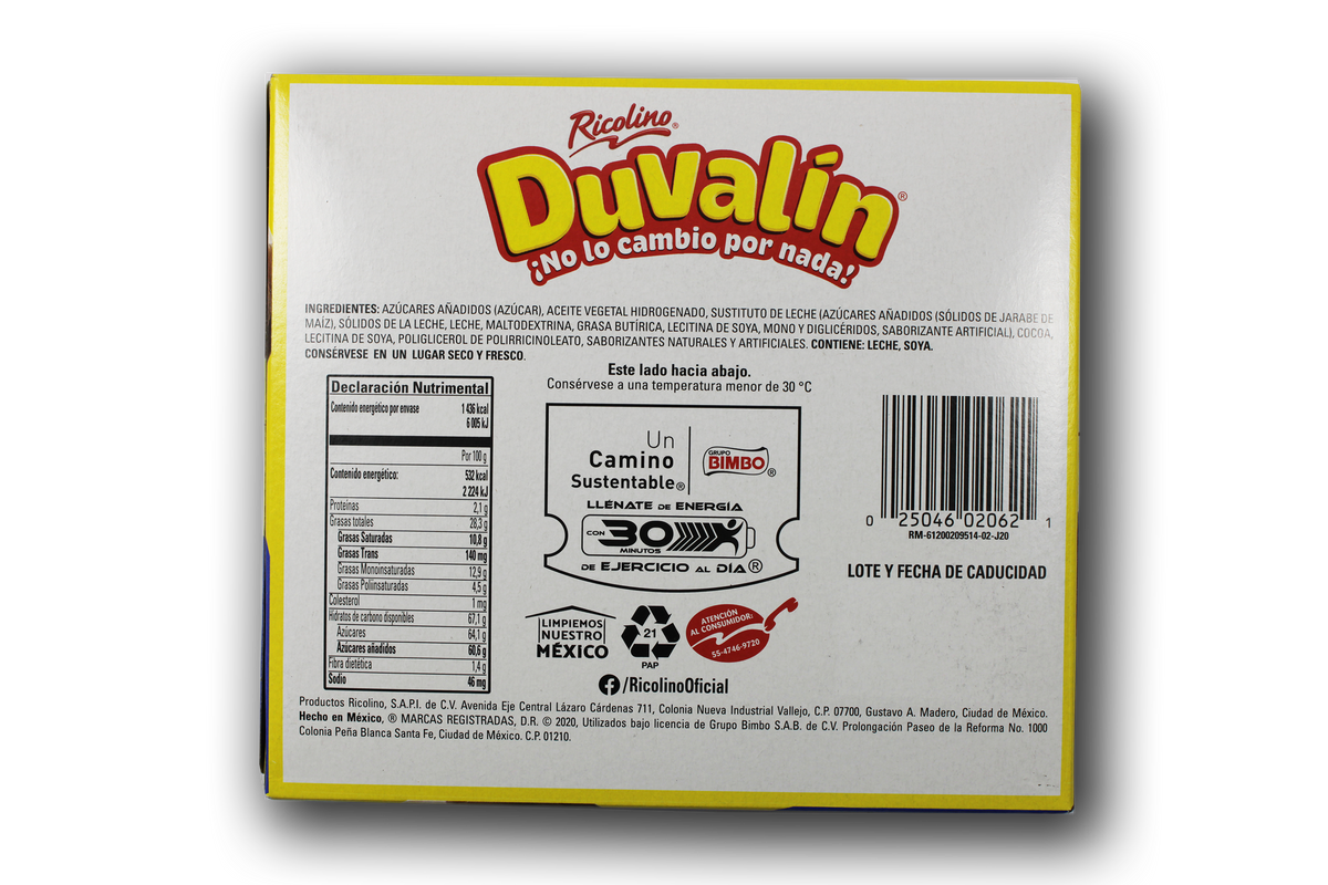 Duvalín Avellana y Vainilla