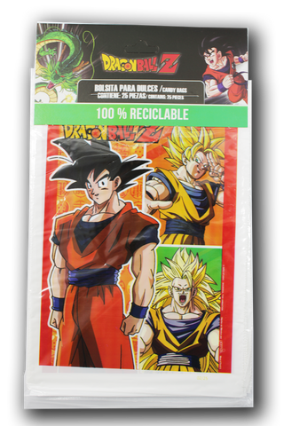 Bolsa para bolo dragon ball 25 Pzas