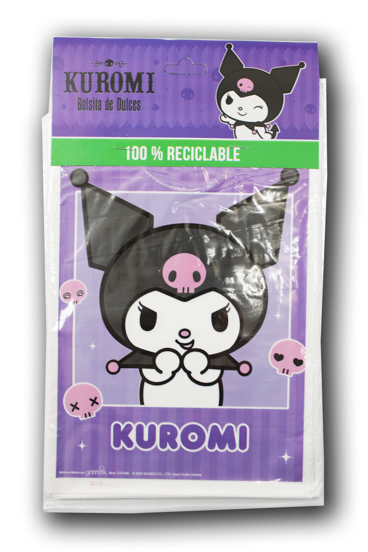 Bolsa para bolo Kuromi 25 Pzas