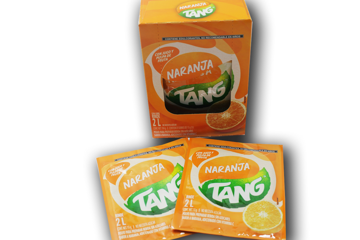 Bebida en Polvo Tang Sabor Naranja 112GR