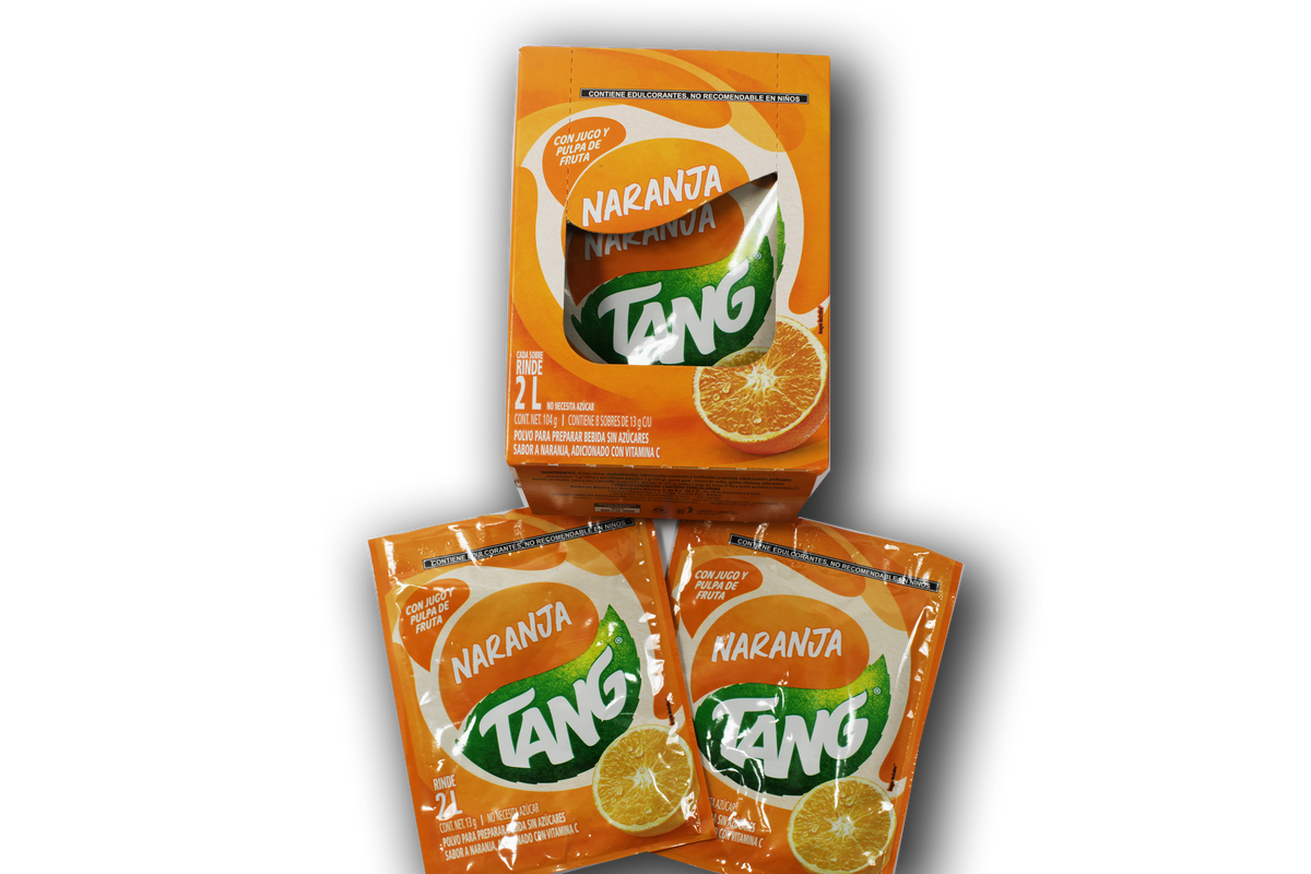 Bebida en Polvo Tang Sabor Naranja 112GR