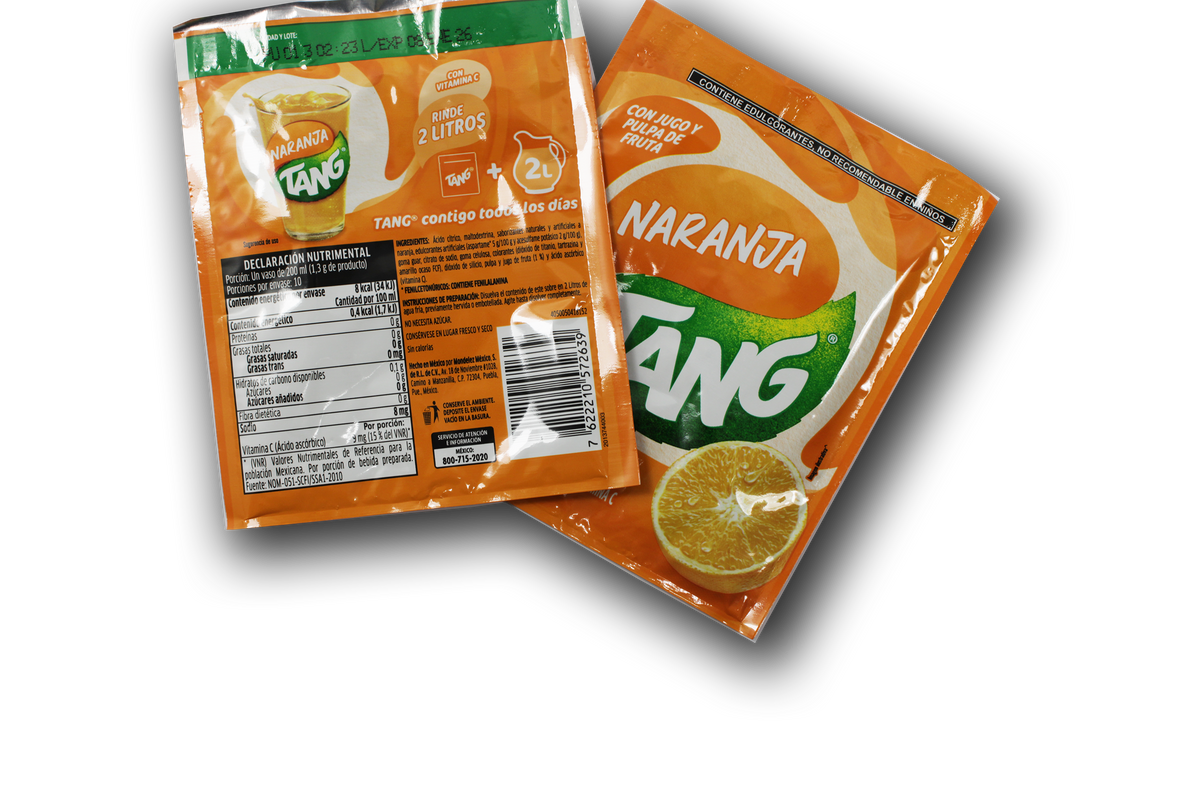 Bebida en Polvo Tang Sabor Naranja 112GR