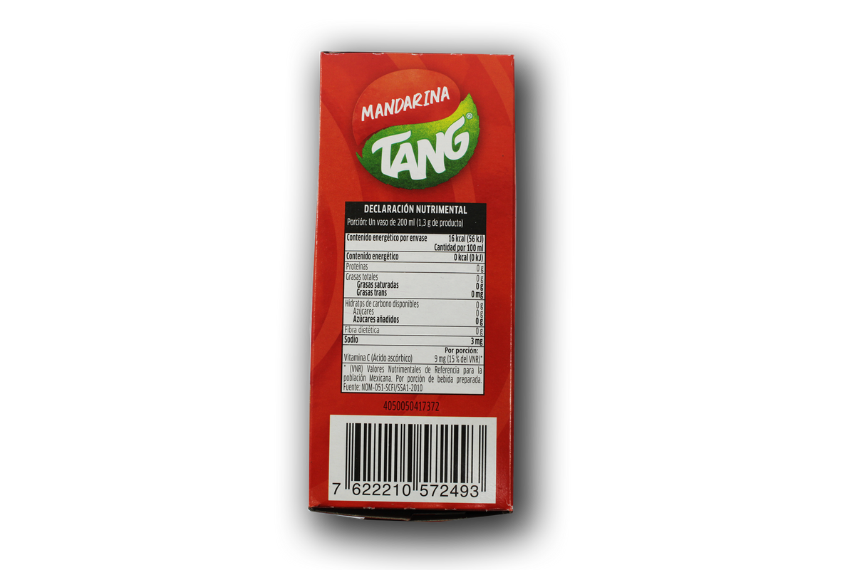 Bebida en Polvo Tang Sabor Mandarina 112GR