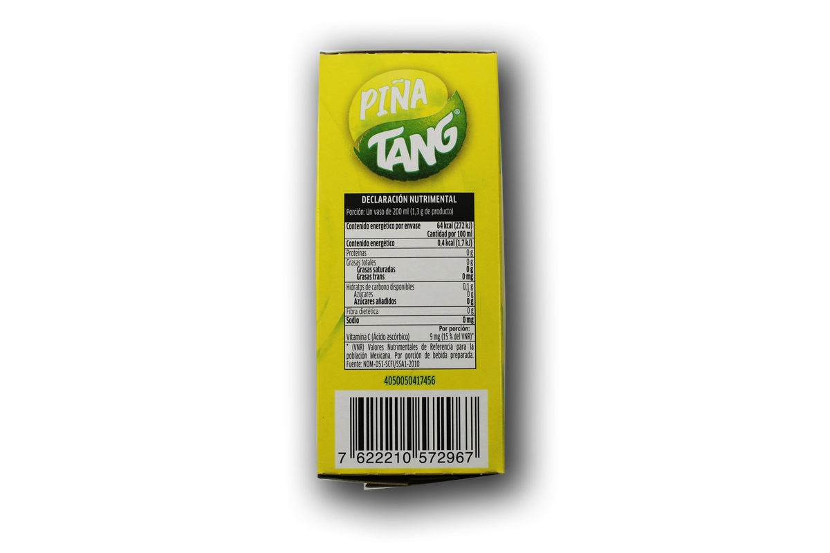 Bebida en Polvo Tang Sabor Piña 112GR
