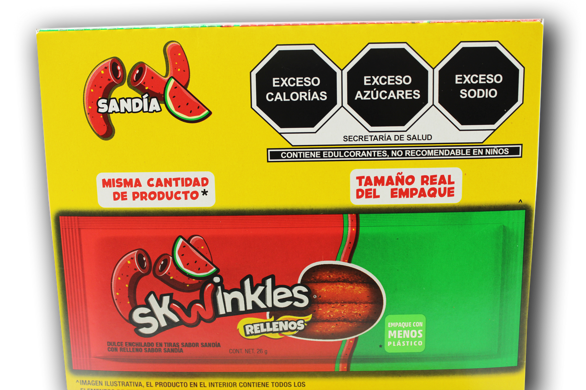 Skwinkles Rellenos Sabor Sandía Enchilada