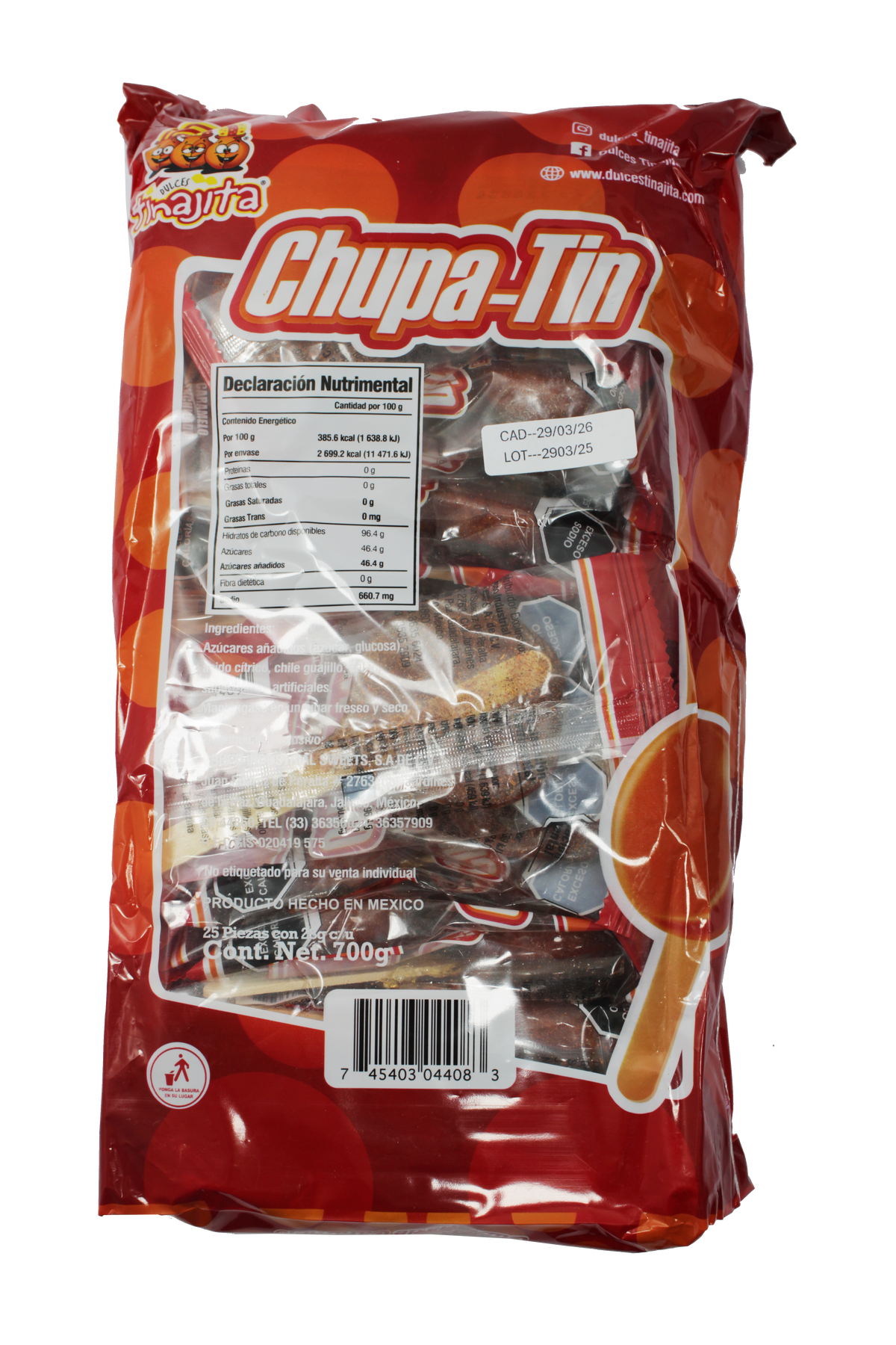 Chupa-Tin con Chile
