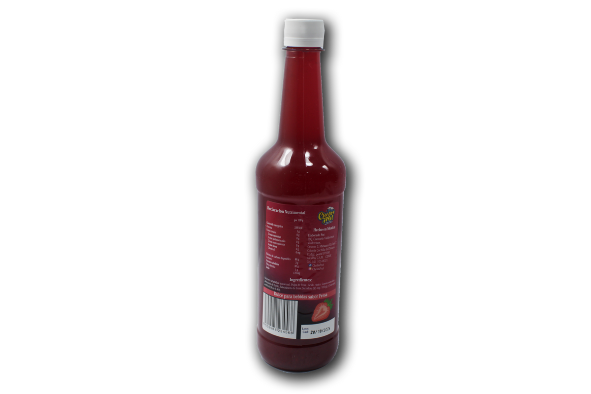 Mezclador para Bebidas Chelasfrut Sabor Fresa