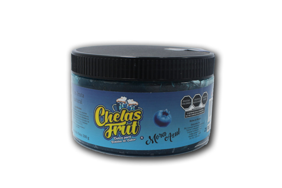 Escarchador Chelasfrut Sabor Mora Azul