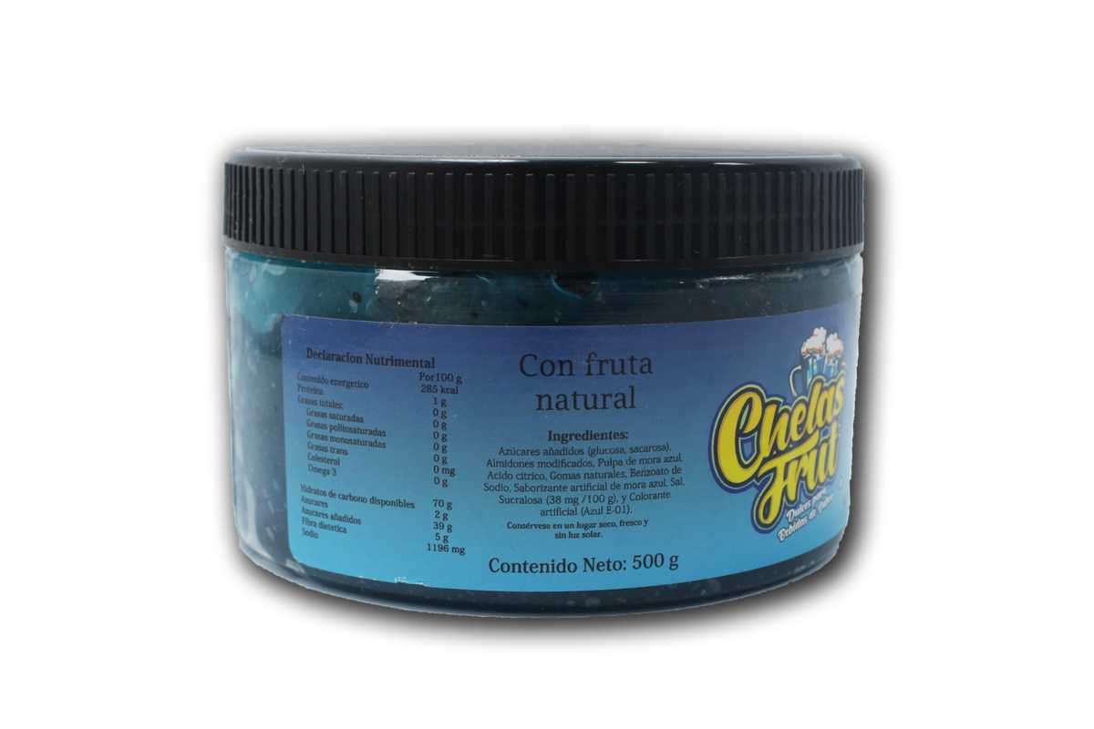 Escarchador Chelasfrut Sabor Mora Azul