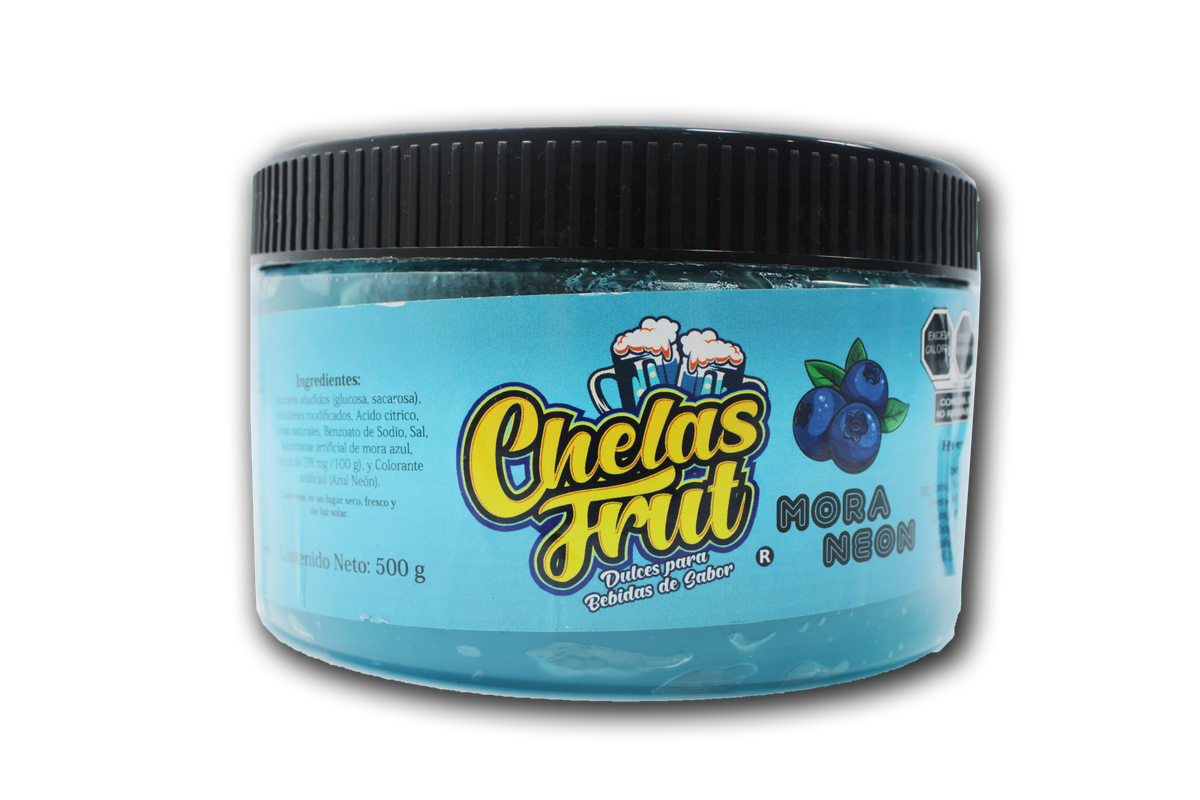Escarchador Chelasfrut Sabor Mora Azul Neón