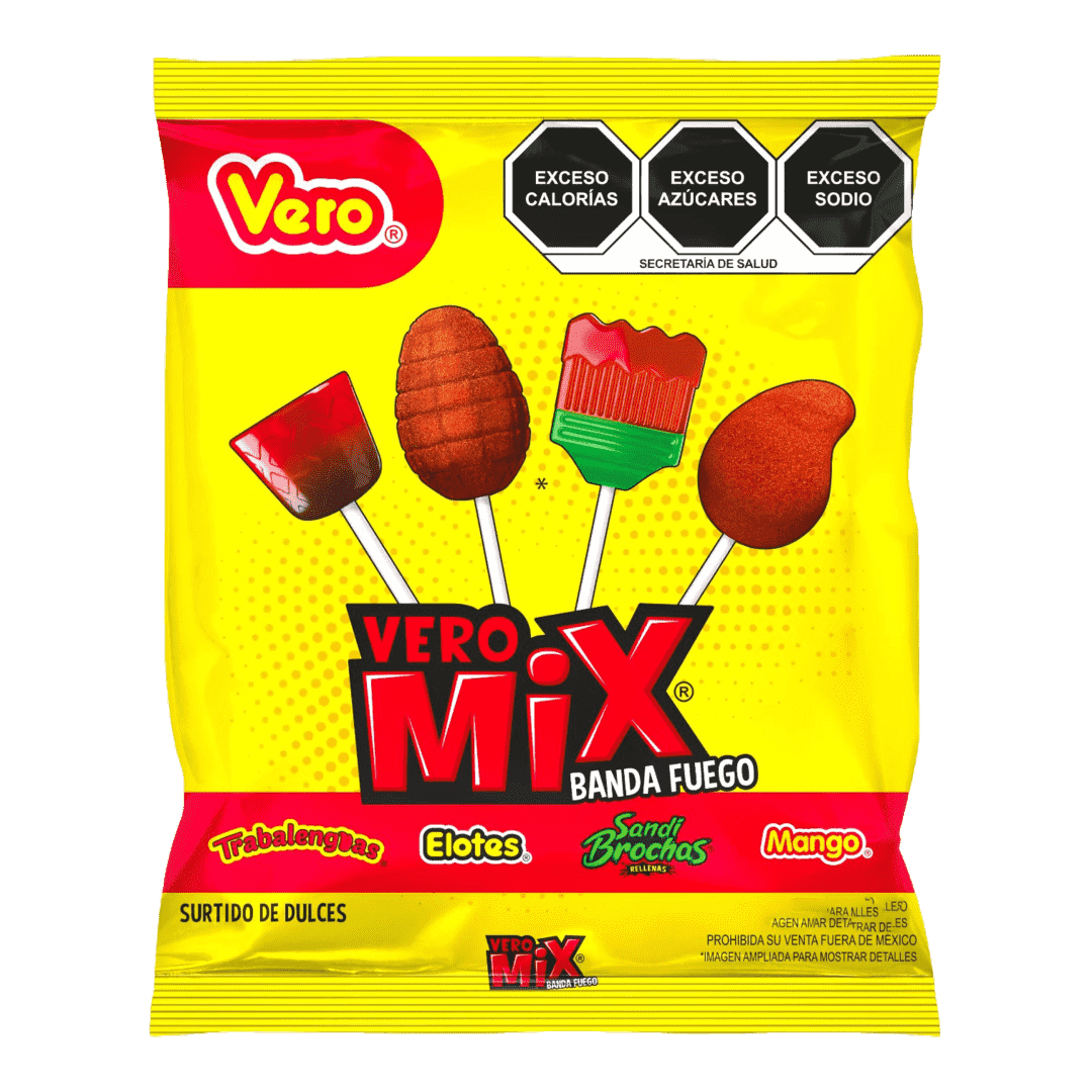 Surtido de paletas Vero fuego