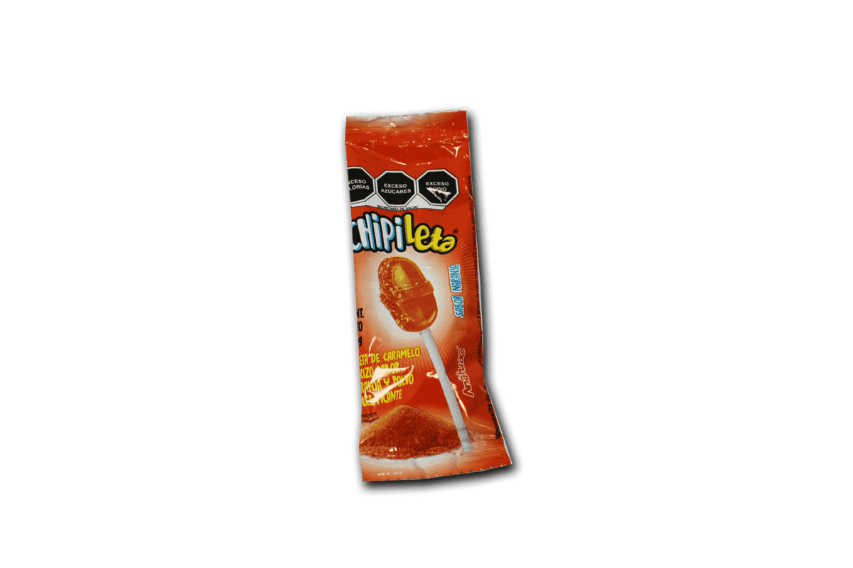 Paleta de Caramelo Chipileta tira