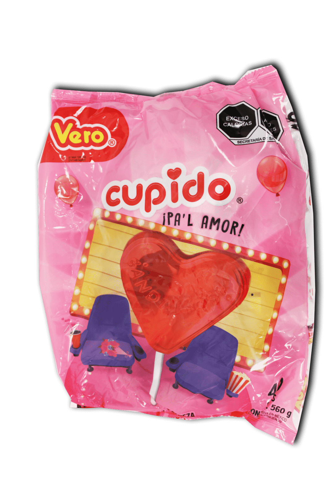 Paleta Corazón cupido Vero