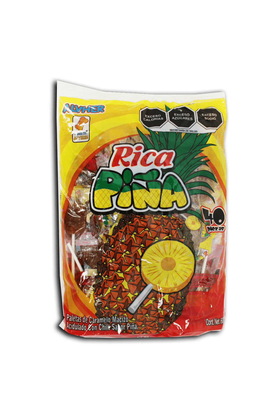 Paleta Rica Piña Alvbro – Dulcería La Estrella