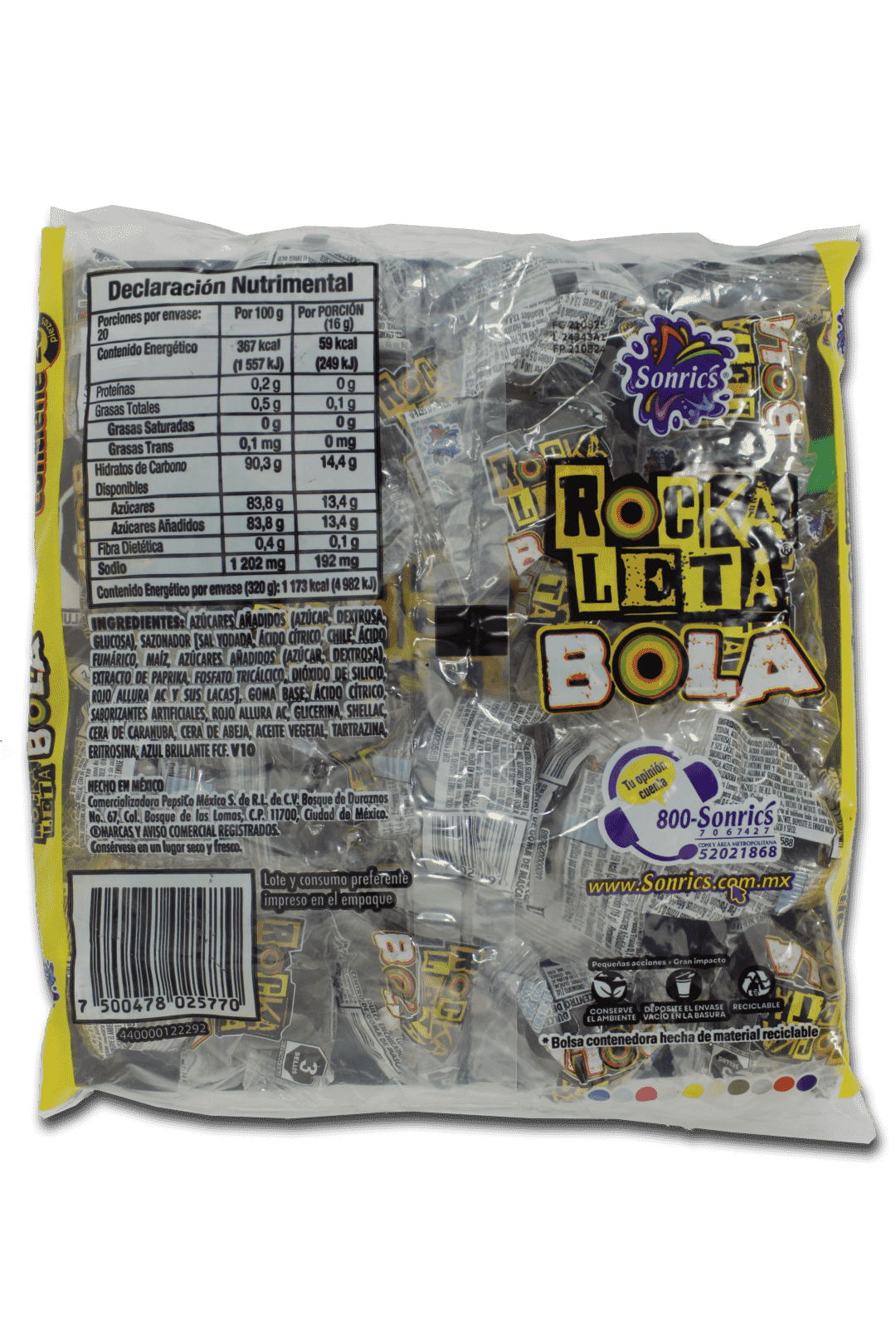 Rockaleta bola