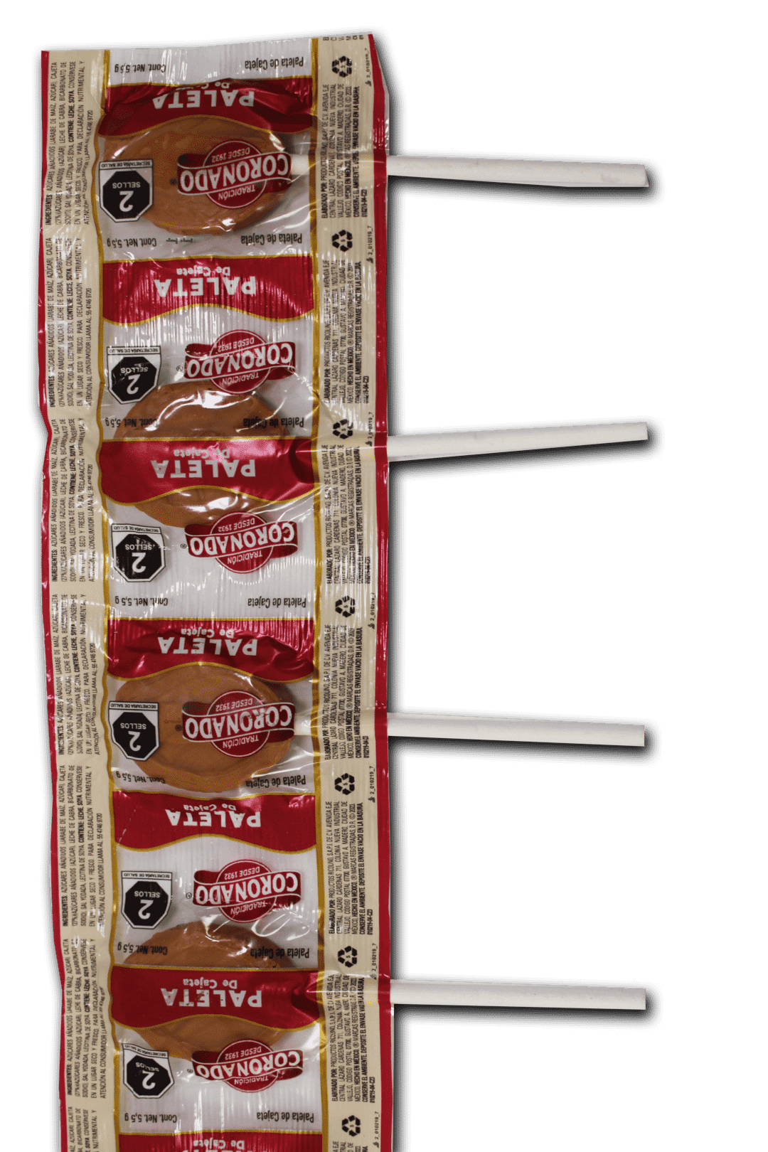 Paleta De Cajeta Leche Coronado
