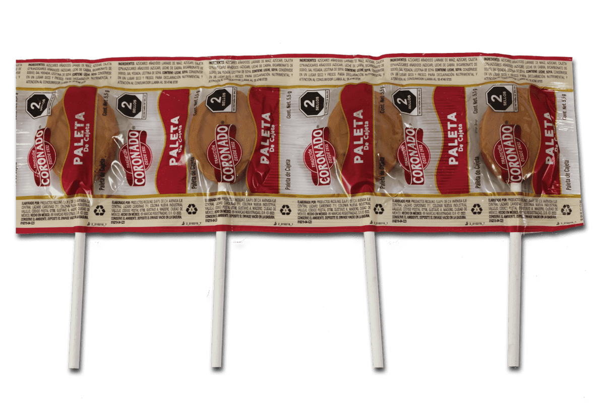 Paleta De Cajeta Leche Coronado