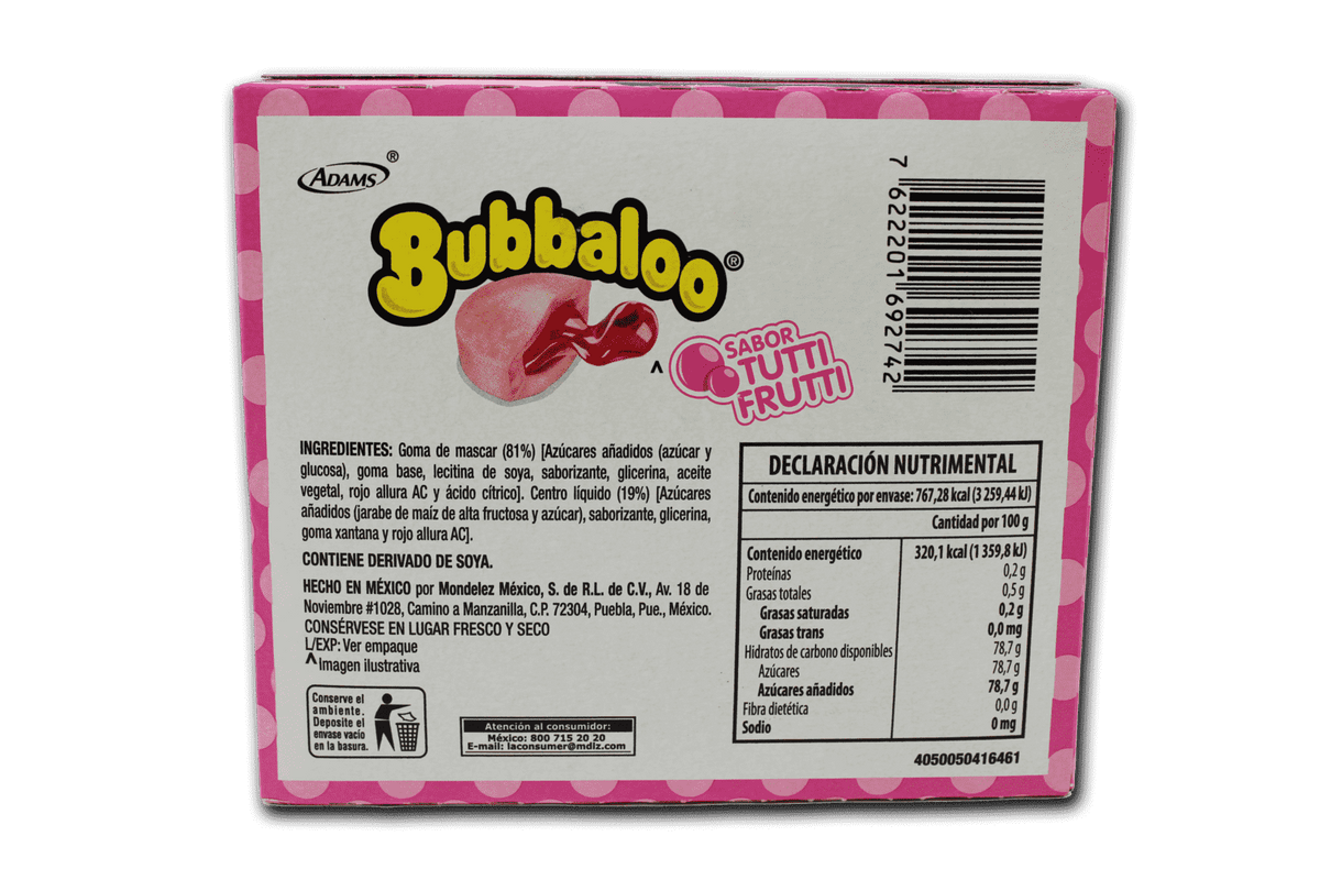 Bubbaloo tutti fruti