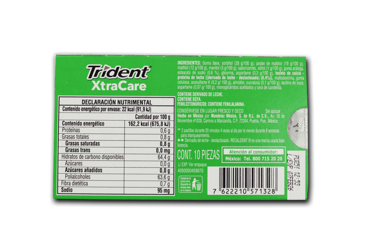 Trident Xtracare yerbabuena