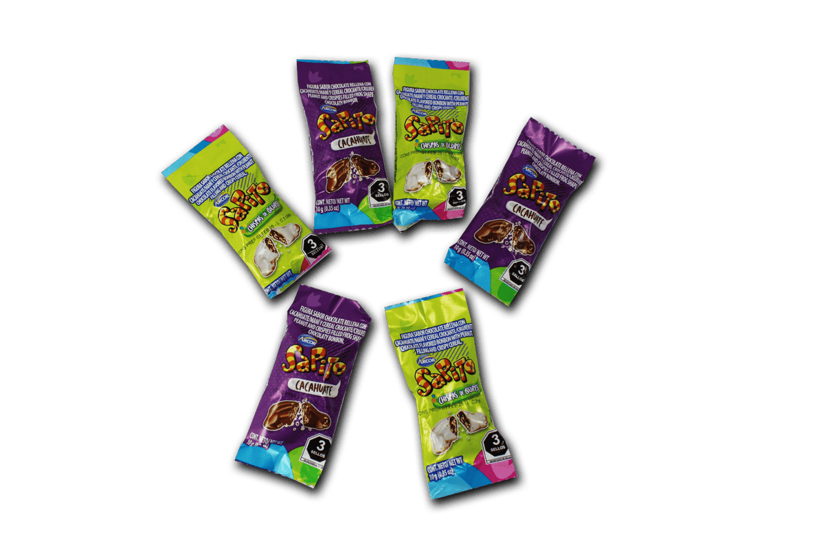 Sapito de chocolate y cacahuate