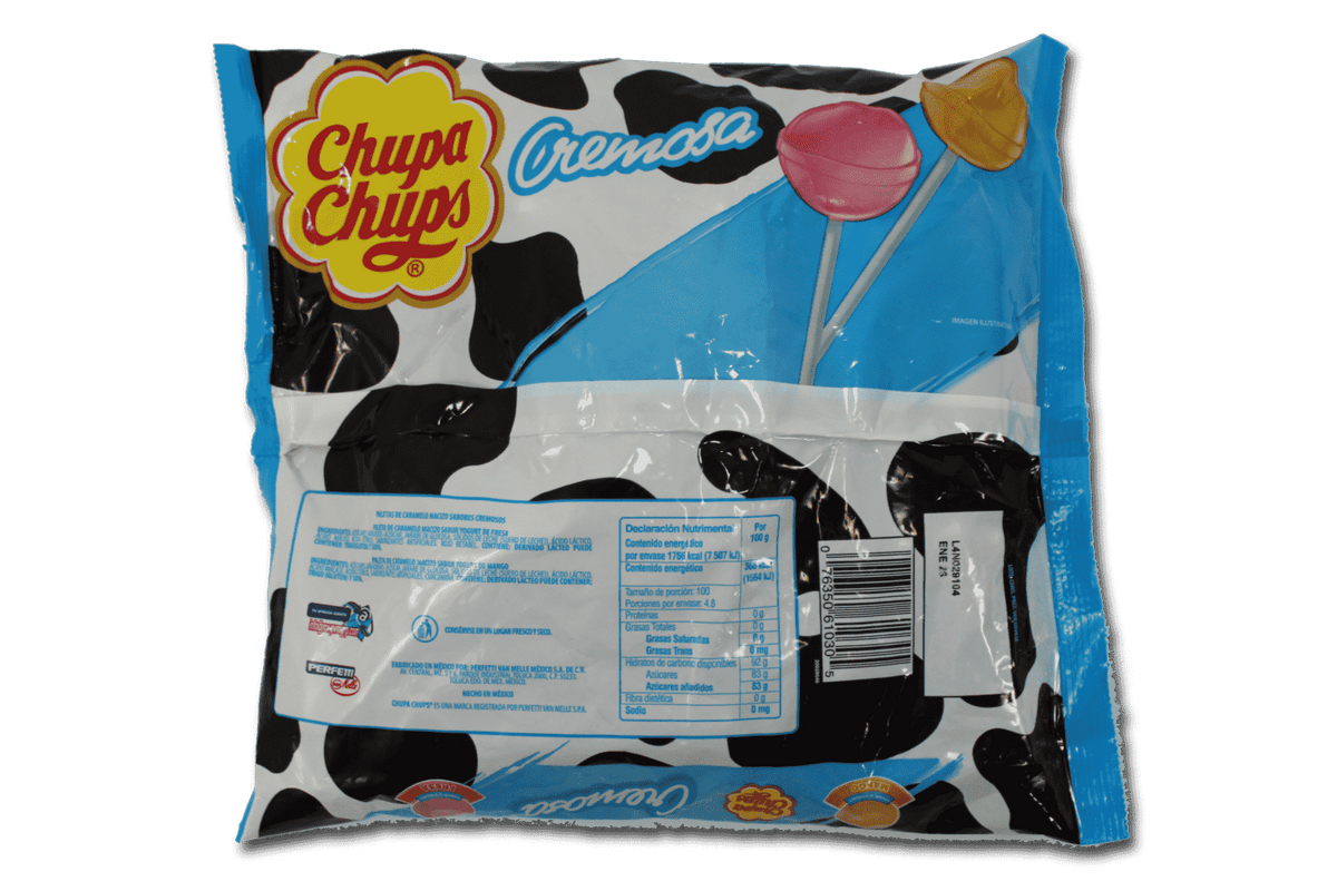 Paleta Chupa Chups Chocolate yogurt fresa mango
