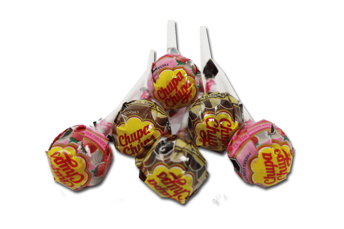 Paleta Chupa Chups Chocolate yogurt fresa mango
