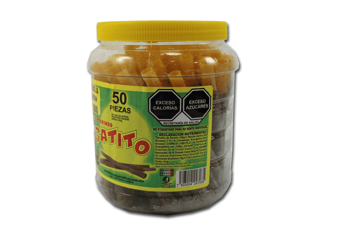 Banderillas de tamarindo azucaradas con tajin Chico