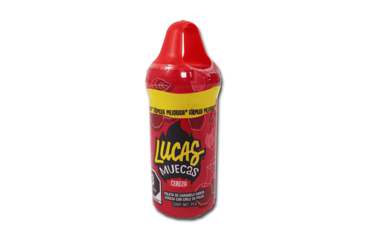 Paletas Muecas Lucas cereza