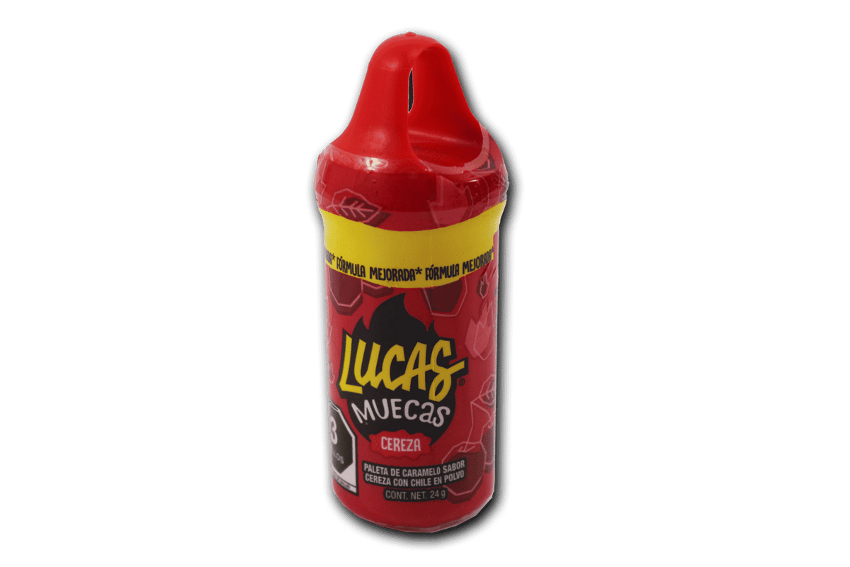 Paletas Muecas Lucas cereza