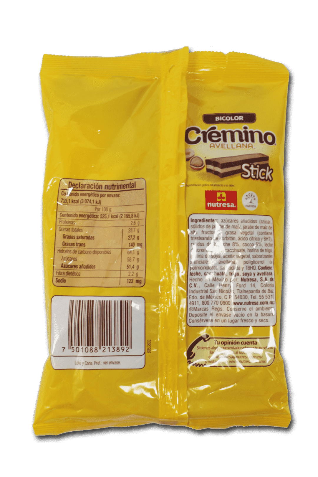 Cremino stick bicolor