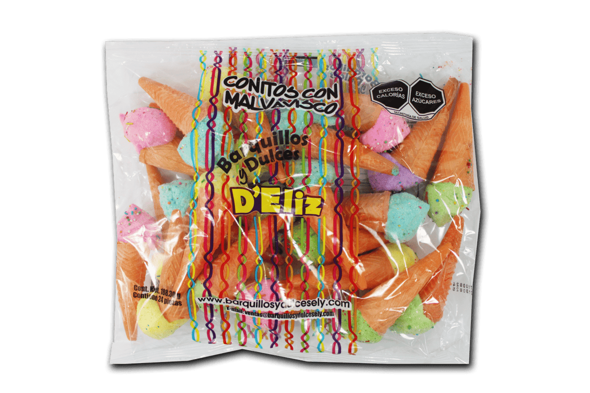 Barquillo con bombon grande