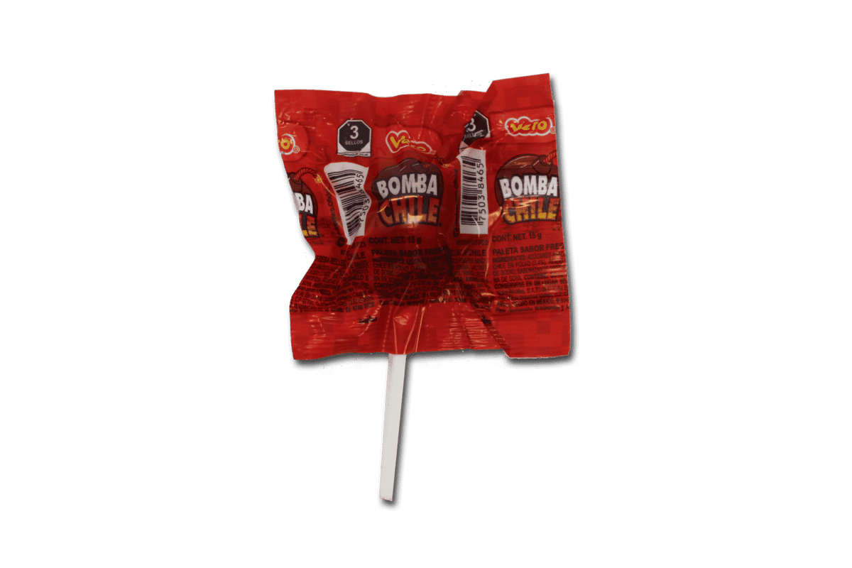 Paletas de caramelo Vero Bombas Surtidas
