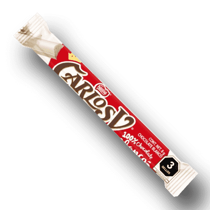 Chocolate Carlos V Blanco Stick