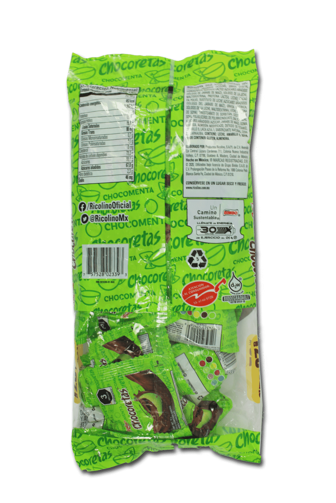 Chocoretas Ricolino sobres