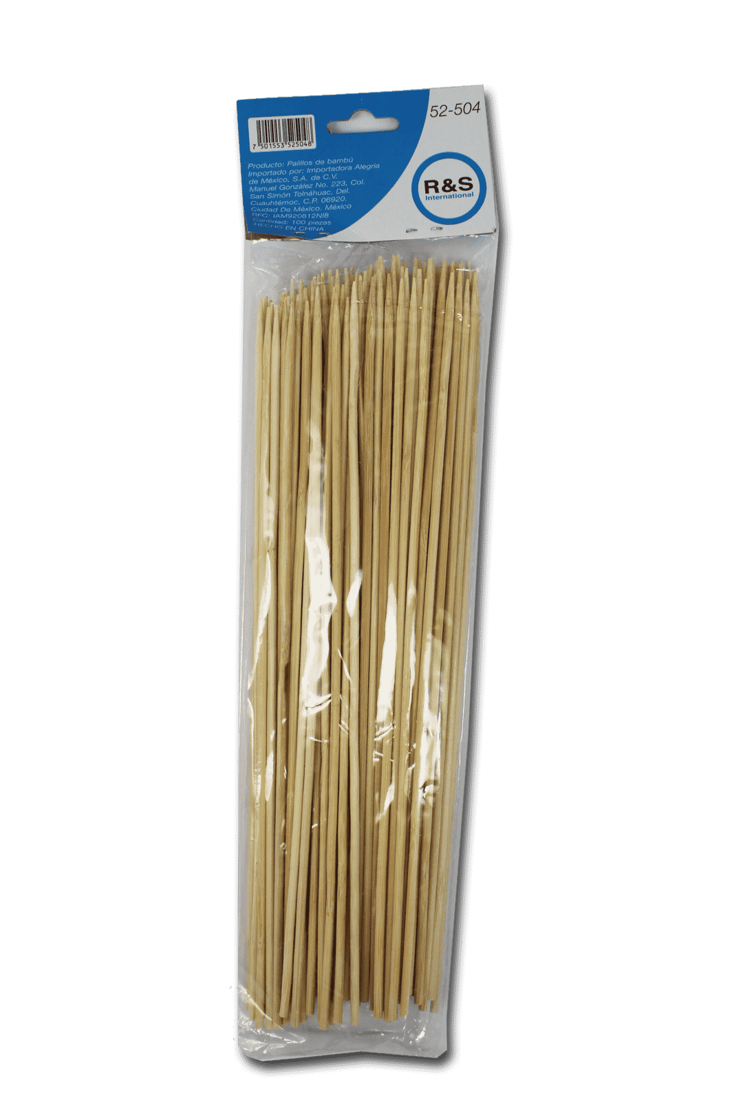 Palillo bambú 25cm x 3mm