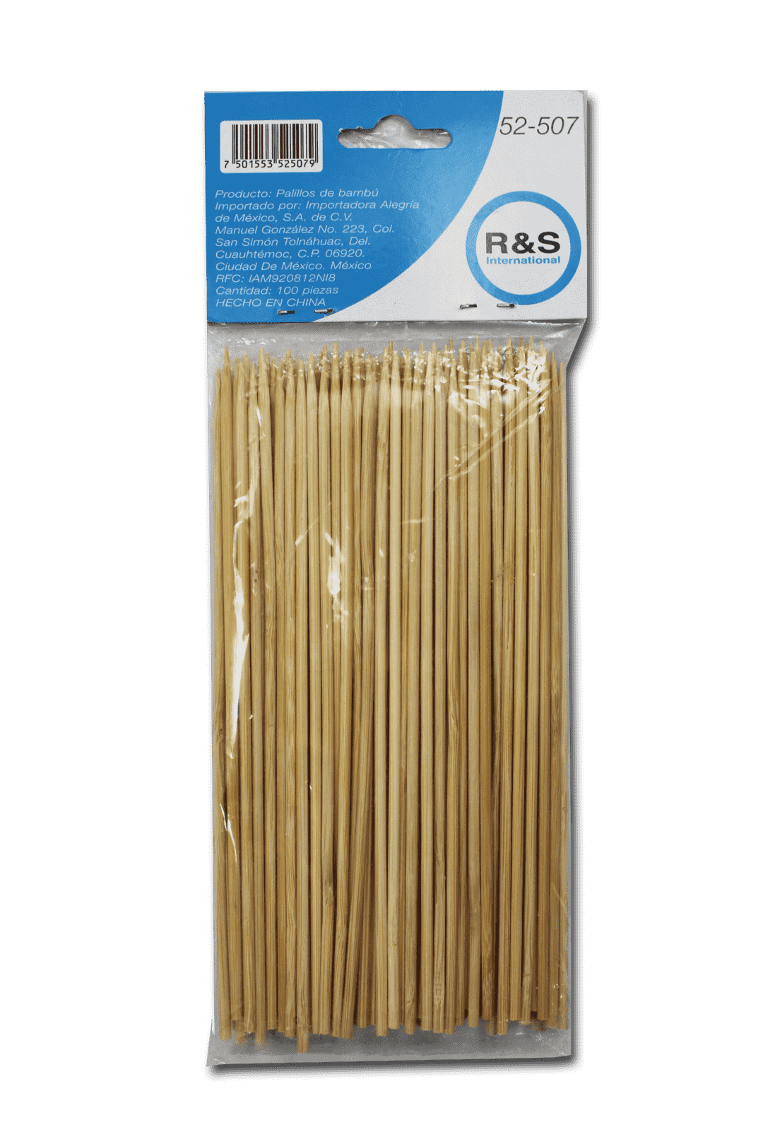 Palillo bambú de 15 cm x 3 mm