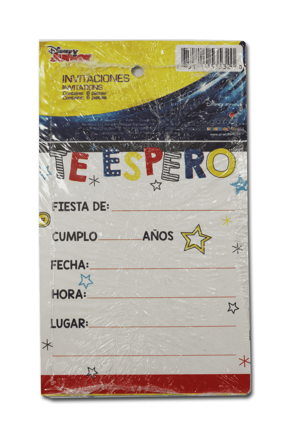 Invitación Mickey Mouse