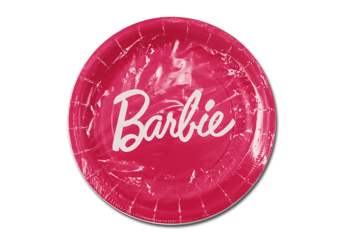 Plato pastelero Barbie