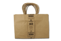 Bolsa de papel con asa boutique mediana