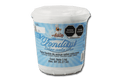 Fondant sabor nata coco, blanco, 1 kg.