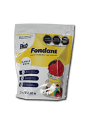 Fondant blanco sabor vainilla, 1 kg.